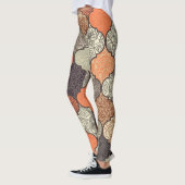 Farbenfrohe Mandala: Islamisches Patchwork Nahtlos Leggings (Links)