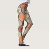 Farbenfrohe Mandala: Islamisches Patchwork Nahtlos Leggings (Rechts)
