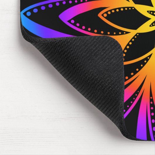 Farbenfrohe Mandala Mouse Pad Mousepad (Ecke)