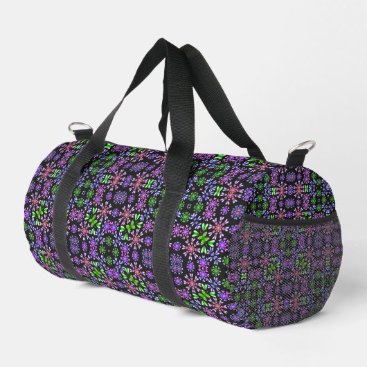 Farbenfrohe Mandala-Muster Duffle Bag (Rechte Ecke)
