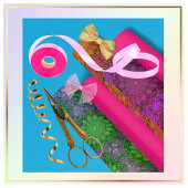 Farbenfrohe Mandala Nahtloses Muster Geschenkpapier Set