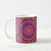 Farbenfrohe Mandala Pattern Kaffeetasse (Links)