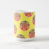 Farbenfrohe Mandala Print Tasse (Mittel)