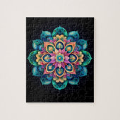 Farbenfrohe Mandala Puzzle (Vertikal)