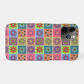 Farbenfrohe Mandala Tile Pattern - Boho Geometric Case-Mate iPhone Hülle (Rückseite (Horizontal))