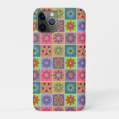 Farbenfrohe Mandala Tile Pattern - Boho Geometric Case-Mate iPhone Hülle (Rückseite)