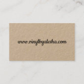 Farbenfrohe Mandala Visitenkarte - Passen Sie sie  (Rückseite)