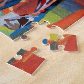 farbenfrohe männliche Anatomie abstrakte Kunst Puzzle (Seite)