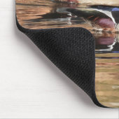 Farbenfrohe männliche Ducks Maus Pad Mousepad (Ecke)