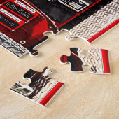 Farbenfrohe Manöver für den Motor Puzzle (Seite)