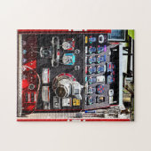 Farbenfrohe Manöver für den Motor Puzzle (Horizontal)