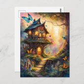 Farbenfrohe Märchengemeinde, Postkreuzung Postkarte (Vorne/Hinten)