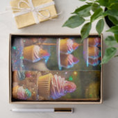 Farbenfrohe Märchenschwärze Seidenpapier (Geschenk)