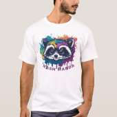 Farbenfrohe Marmelade - Müllpanda T-Shirt (Vorderseite)
