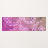 Farbenfrohe Marmor Om Symbol Personalisiert revers Yogamatte (Rückseite (Horizontal))