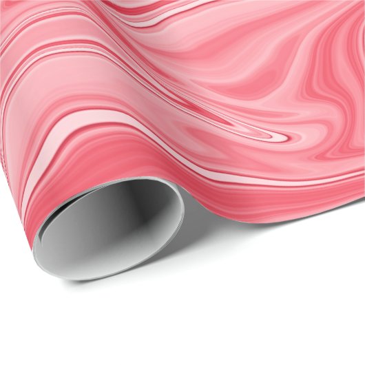 Farbenfrohe Marmorgemälde, roter Marmorpinsel Geschenkpapier (Rolleneckpunkt)