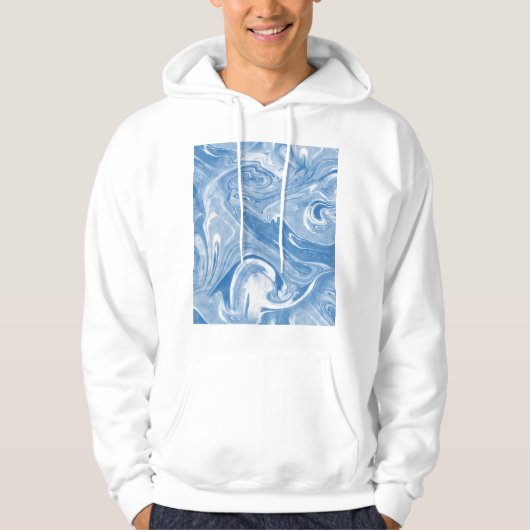 Farbenfrohe Marmorkunstmuster. Hoodie (Vorderseite)