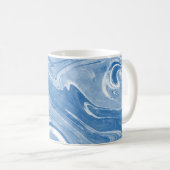 Farbenfrohe Marmorkunstmuster. Kaffeetasse (VorderseiteRechts)