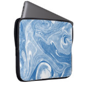 Farbenfrohe Marmorkunstmuster. Laptopschutzhülle (Vorne Rechts)