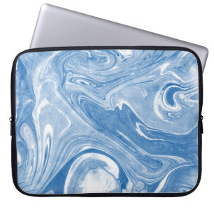 Farbenfrohe Marmorkunstmuster. Laptopschutzhülle