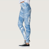 Farbenfrohe Marmorkunstmuster. Leggings (Links)