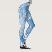 Farbenfrohe Marmorkunstmuster. Leggings (Rechts)