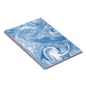 Farbenfrohe Marmorkunstmuster. Notizblock (Rechte Seite)