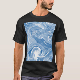 Farbenfrohe Marmorkunstmuster. T-Shirt