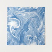 Farbenfrohe Marmorkunstmuster. Wandteppich (Vorderseite (Horizontal))