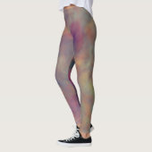 Farbenfrohe Marmorwolken Leggings (Links)