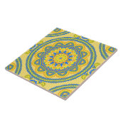 Farbenfrohe marokkanische Keramik Tile Fliese (Seite)