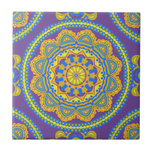 Farbenfrohe marokkanische Keramik Tile Fliese