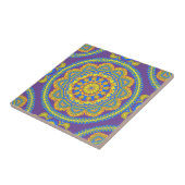 Farbenfrohe marokkanische Keramik Tile Fliese (Seite)