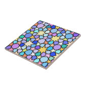 Farbenfrohe marokkanische Star Mosaik Fliese (Seite)