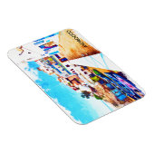 Farbenfrohe Marokko Reisen Wasserfarbe Magnet (Rechte Seite)