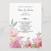 Farbenfrohe Marrissa Wasserfarbe Handgemalte Prog Programm (Vorderseite)