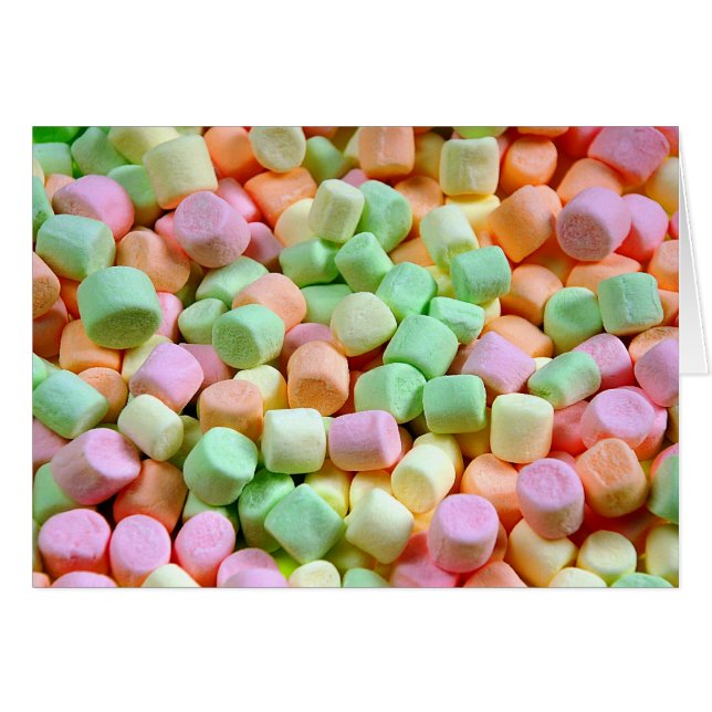 Farbenfrohe Marshmallows (Vorderseite (Horizontal))