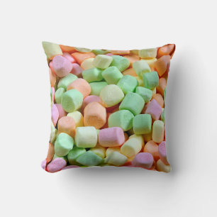 Farbenfrohe Marshmallows Kissen