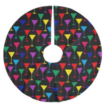 Farbenfrohe Martini-Cocktail-Muster