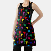 Farbenfrohe Martini-Cocktail-Muster Schürze (InSitu)
