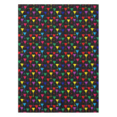 Farbenfrohe Martini-Cocktail-Muster Tischdecke (Vorderseite)