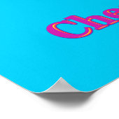 Farbenfrohe Maryland Staatsstolz Map Silhouette Poster (Ecke)