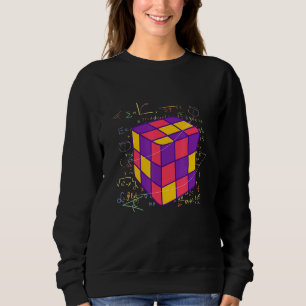 Farbenfrohe Math Cubes Manipulatives Development E Sweatshirt