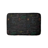 Farbenfrohe Mathematikgleichungen mathematische Fo Badematte (Vorderseite)