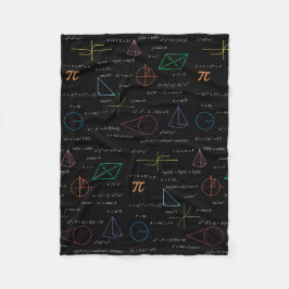Farbenfrohe Mathematikgleichungen mathematische Fo Fleecedecke