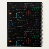 Farbenfrohe Mathematikgleichungen mathematische Fo Planer (Rückseite)