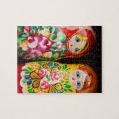 Farbenfrohe Matryoshka Dolls Puzzle (Horizontal)
