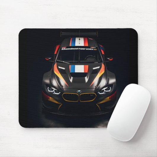 Farbenfrohe Matte Race Car Mouse Pad Enhancer matt Mousepad (Mit Mouse)