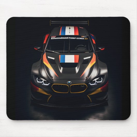 Farbenfrohe Matte Race Car Mouse Pad Enhancer matt Mousepad (Vorne)