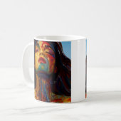 farbenfrohe Maus Kaffeetasse (Vorderseite Links)